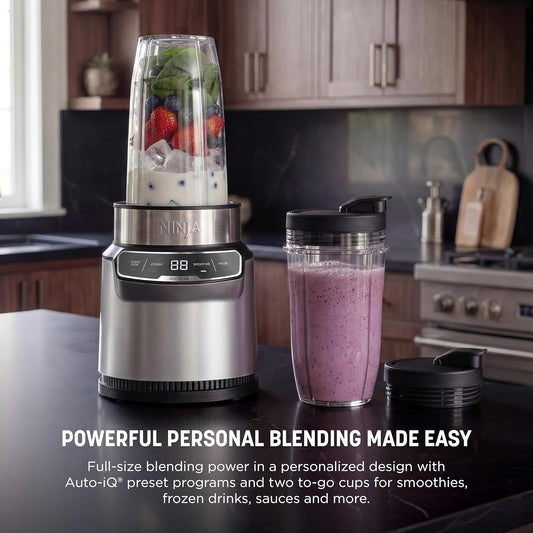 Personal Blender for Smoothies with Auto-iQ by Ninja BN401