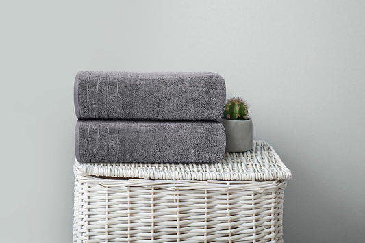 Extra Large Bath Towels 30x60, 100% Cotton Quick Dry, 4 Pack