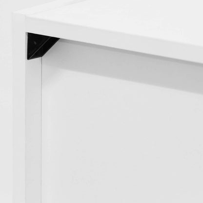 5-Cube Bookshelf, Reversible White Storage Shelf by Furinno