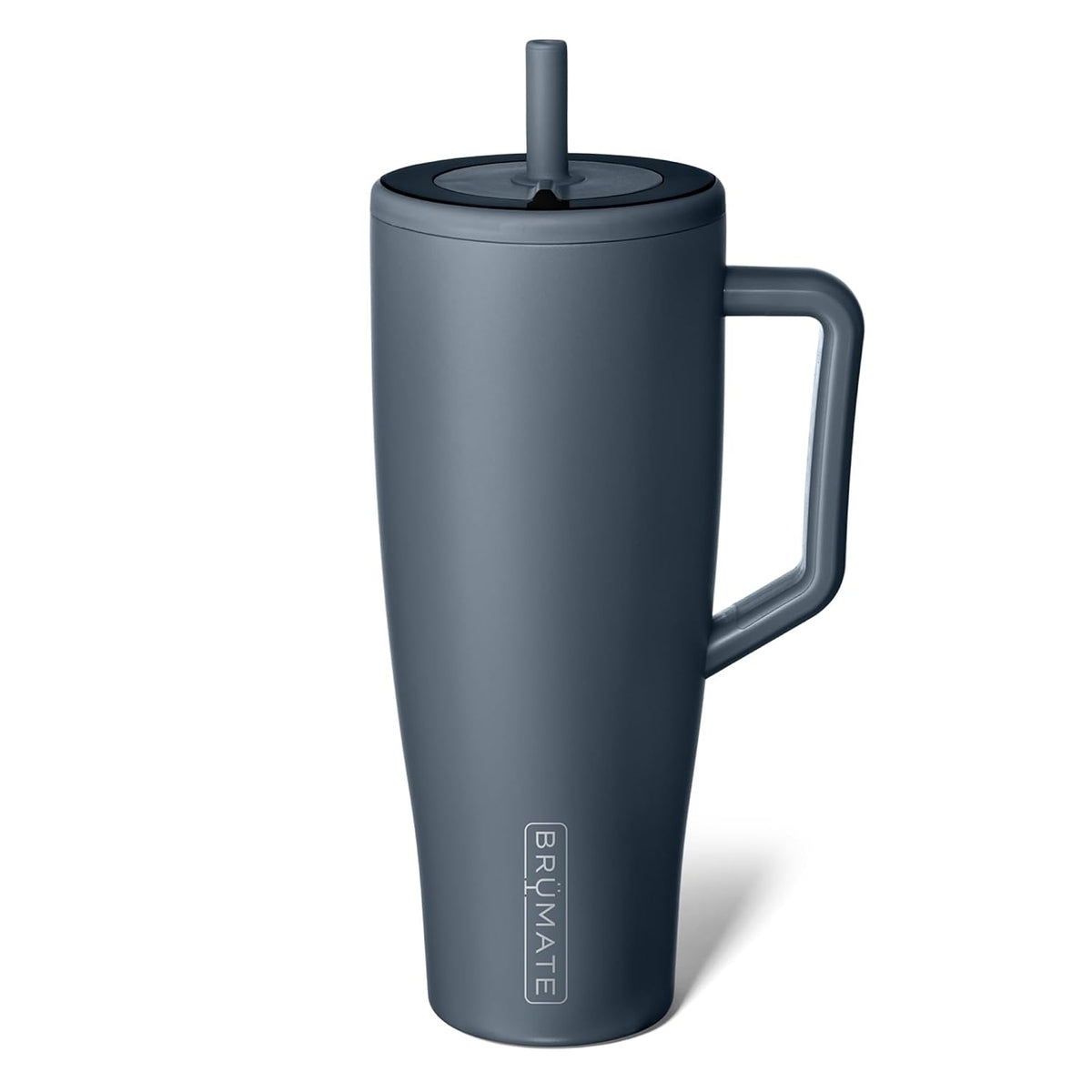 40 oz Leakproof Insulated Tumbler with Handle and Straw by BrüMate