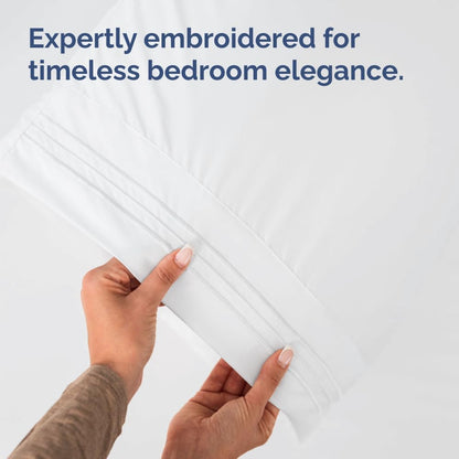 King Pillow Cases Set of 2 - Ultra Soft Hotel Quality Microfiber