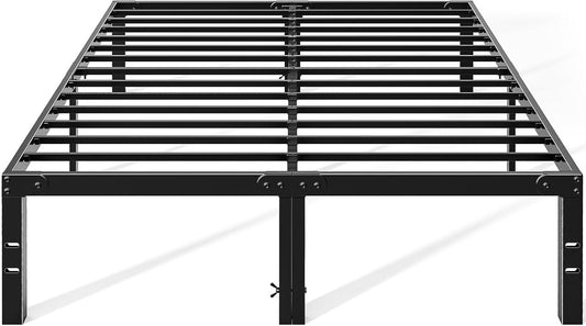 Queen Bed Frame With Storage, OLIXIS Reinforced Steel Slat Support