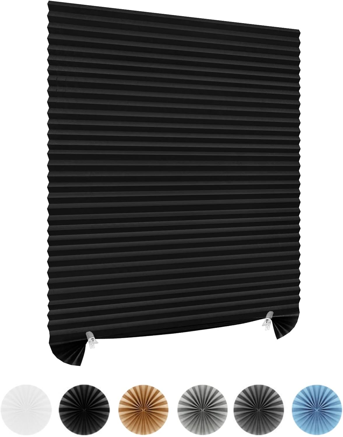 Maritown Cordless Blackout Blinds Cut to Size Self Adhesive Shades