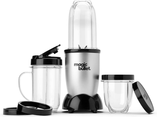Compact Blender, Magic Bullet 250W Motor & 11-Piece Set