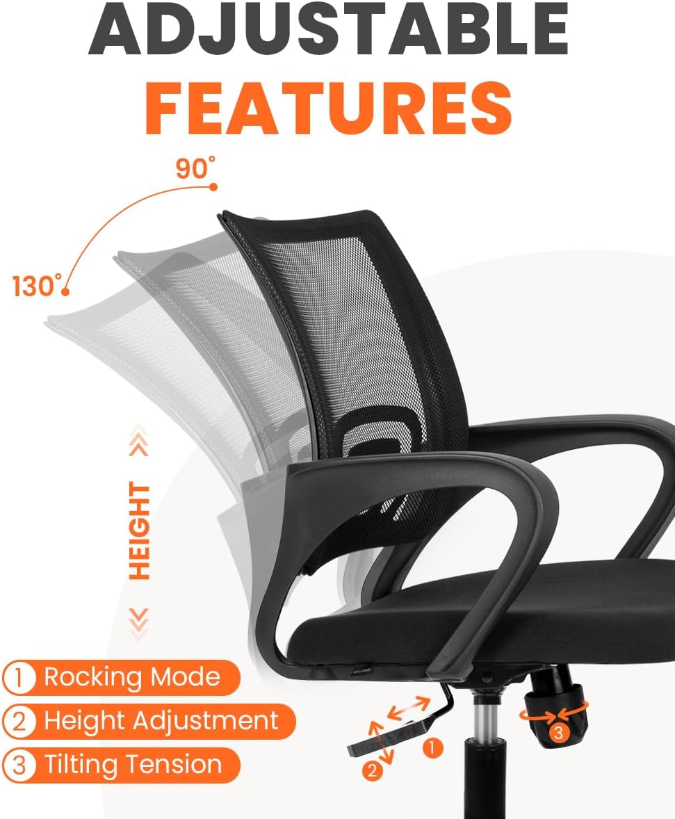 Ergonomic Mesh Office Chair With Lumbar Support by NEO CHAIR