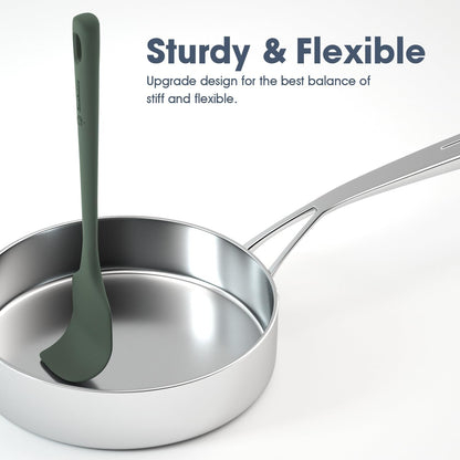 5-Piece Silicone Spatula Set Heat Resistant to 600°F ChefAide