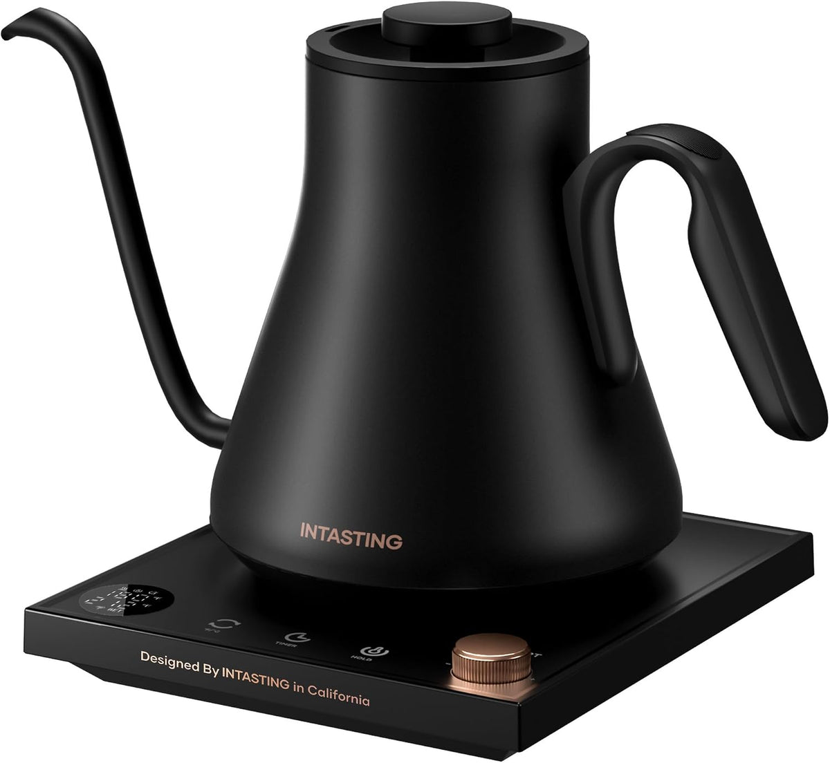 INTASTING Gooseneck Electric Kettle with Precise Temp Control, 0.9L