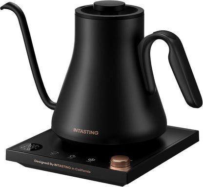 INTASTING Gooseneck Electric Kettle with Precise Temp Control, 0.9L