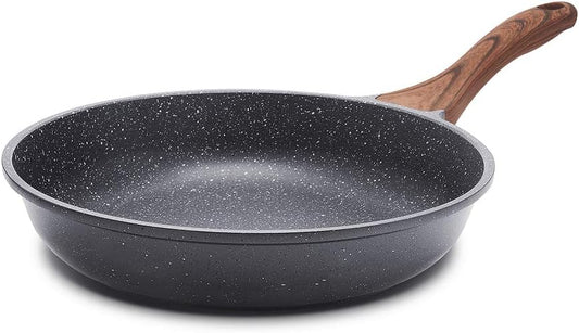 9.5 Inch Nonstick Frying Pan with Swiss Granite Coating by SENSARTE