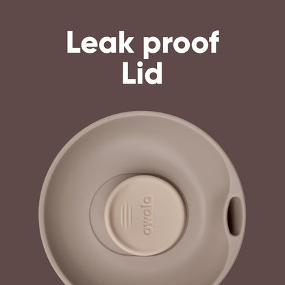 Leak-Proof Insulated Coffee Tumbler, 12 oz Owala SmoothSip Travel Cup