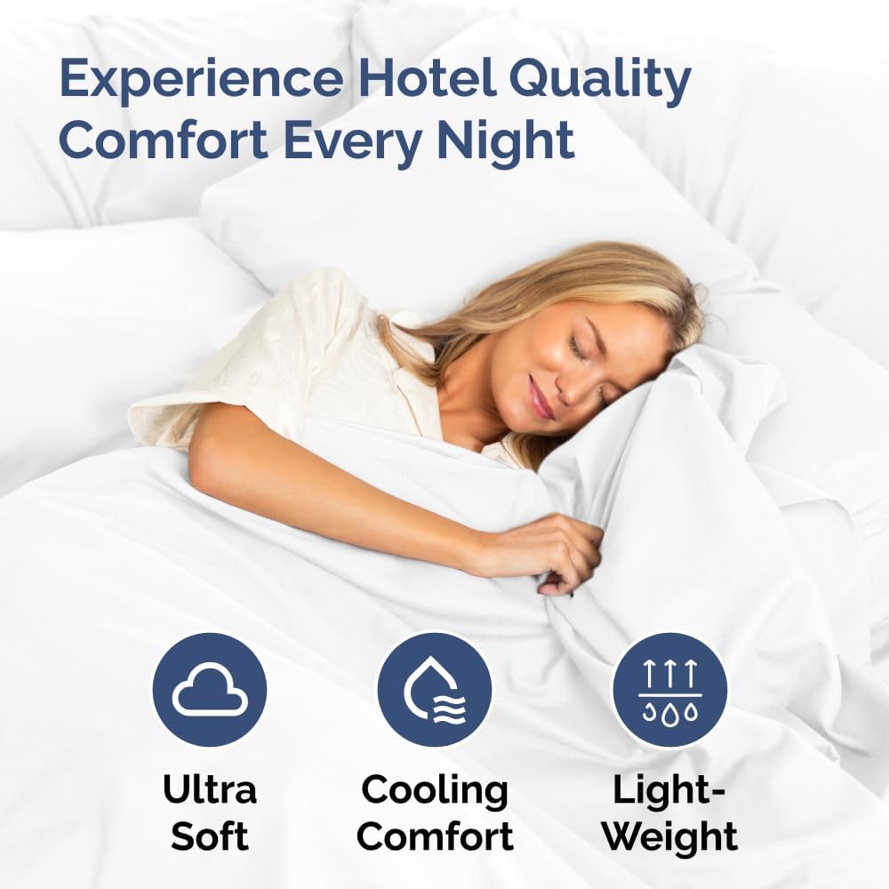 King Pillow Cases Set of 2 - Ultra Soft Hotel Quality Microfiber