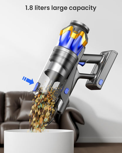 JELLYPIG X100 Cordless Stick Vacuum With 55KPA Suction