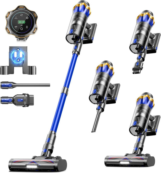 JELLYPIG X100 Cordless Stick Vacuum With 55KPA Suction