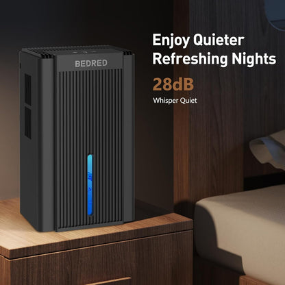 BEDRED 95oz Dehumidifier for 1000 Sq Ft with Auto Shut Off