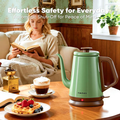 DmofwHi Gooseneck Electric Kettle for Pour Over Coffee, 1 Liter