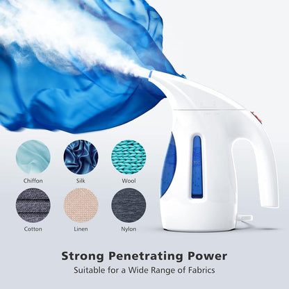 HiLIFE Portable Garment Steamer, 700W Wrinkle Remover, 240ml