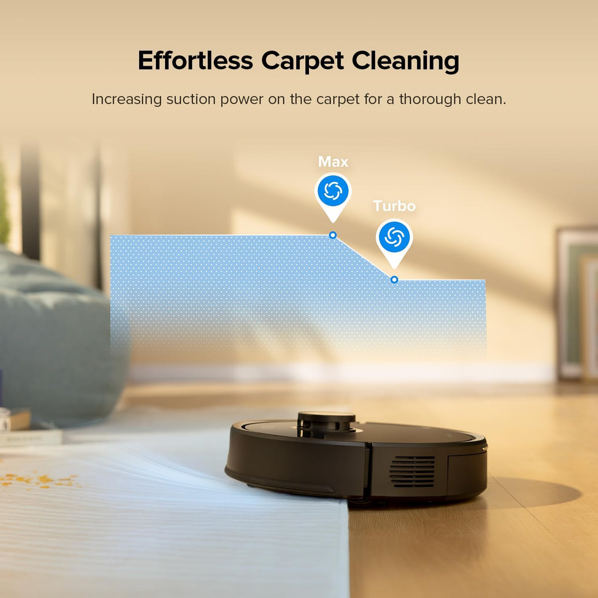 Self-Empty Robot Vacuum for Pet Hair, Roborock Q7 M5+, 10000Pa Suction