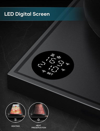 INTASTING Gooseneck Electric Kettle with Precise Temp Control, 0.9L