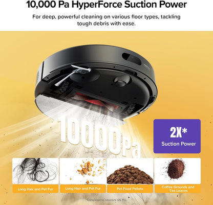 Self-Empty Robot Vacuum for Pet Hair, Roborock Q7 M5+, 10000Pa Suction