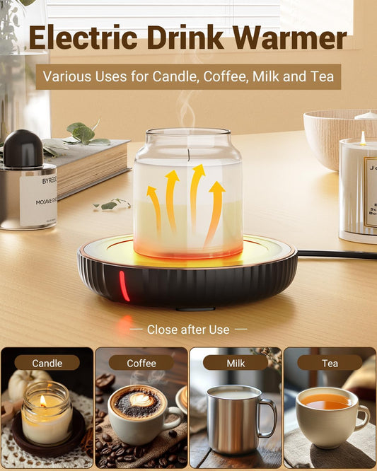Large Candle Warmer Plate & Electric Mug Heater by House Gem
