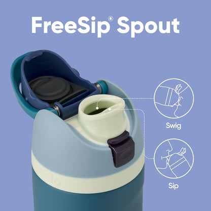 Owala FreeSip 24 Oz Insulated Water Bottle With Straw And Spout