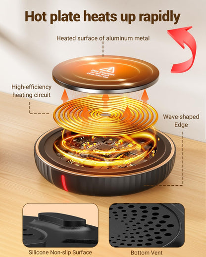 Large Candle Warmer Plate & Electric Mug Heater by House Gem