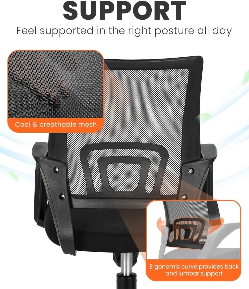 Ergonomic Mesh Office Chair With Lumbar Support by NEO CHAIR
