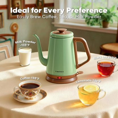 DmofwHi Gooseneck Electric Kettle for Pour Over Coffee, 1 Liter
