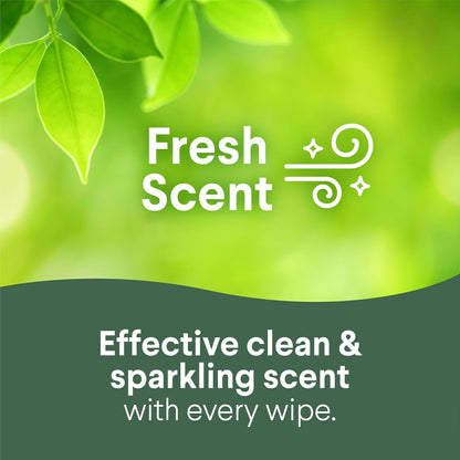 Bleach-Free Disinfecting Wipes, Lemon & Fresh Scent, Clorox 225 Count