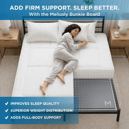 Queen Heavy Duty Bunkie Board Mattress Support, Meliusly Low Profile