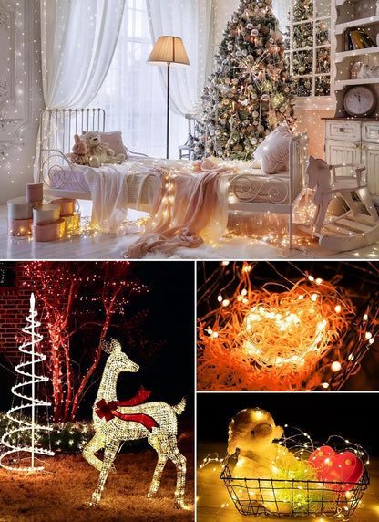33 ft Color Changing Fairy String Lights, Minetom 100 LED USB