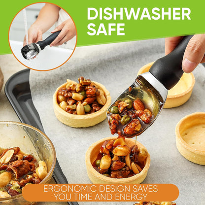 Heavy Duty Ice Cream Scoop With Comfort Handle By Spring Chef