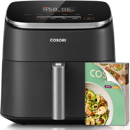 6 Qt TurboBlaze Air Fryer With PFAS-Free Ceramic Coating Cosori