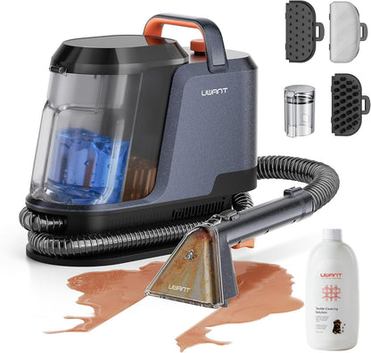 Uwant Y100 Portable Carpet Cleaner with 18Kpa Suction and 2-in-1 Tank