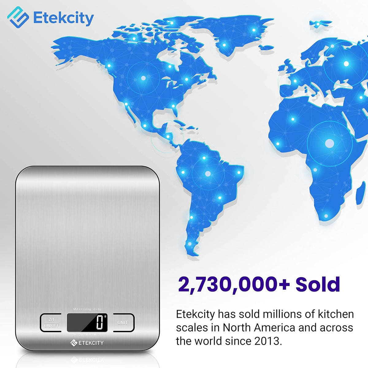 Digital Kitchen Scale For Baking And Meal Prep Etekcity EK6015
