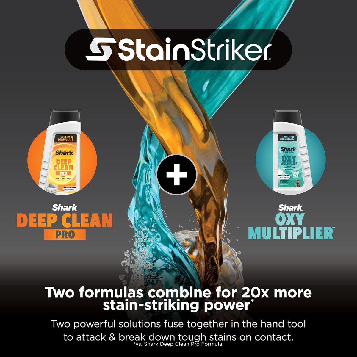 Portable Carpet Cleaner - Shark StainStriker, 4 Tools, OXY Formula