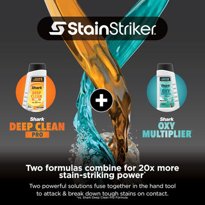 Portable Carpet Cleaner - Shark StainStriker, 4 Tools, OXY Formula