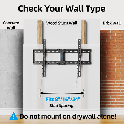 Fixed TV Wall Mount For 37-86 Inch Screens, Low Profile By USX STAR