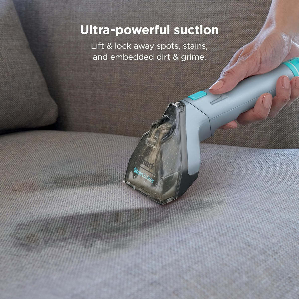 Portable Carpet Cleaner - Shark StainStriker, 4 Tools, OXY Formula