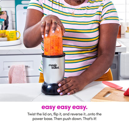 Compact Blender, Magic Bullet 250W Motor & 11-Piece Set