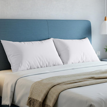 Waterproof Pillow Protectors, Set of 4, Zippered Jersey Utopia Bedding