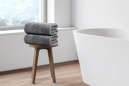 Extra Large Bath Towels 30x60, 100% Cotton Quick Dry, 4 Pack