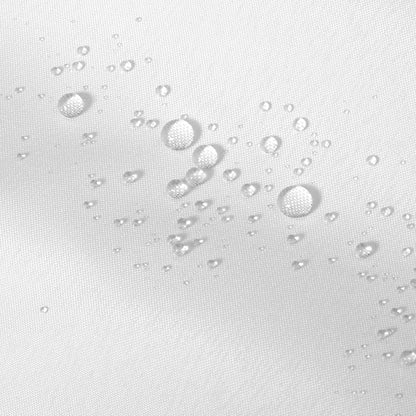 Waterproof Fabric Shower Curtain Liner with 3 Magnets, 72x72 White