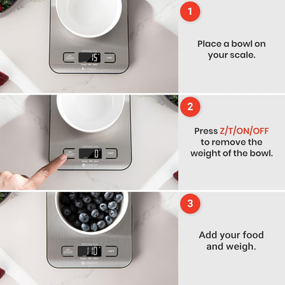 Digital Kitchen Scale For Baking And Meal Prep Etekcity EK6015