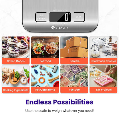 Digital Kitchen Scale For Baking And Meal Prep Etekcity EK6015