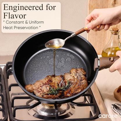 CAROTE 19-Piece Detachable Handle Cookware Set, Nonstick Pots and Pans